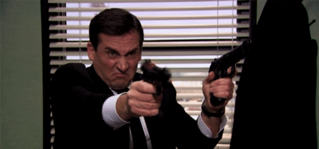 Ja Morant Gun Steve Carell Shoot GIF