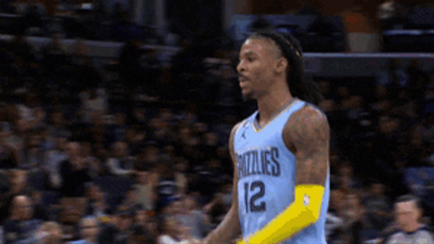 Ja Morant Gun Tip Toe Motion GIF