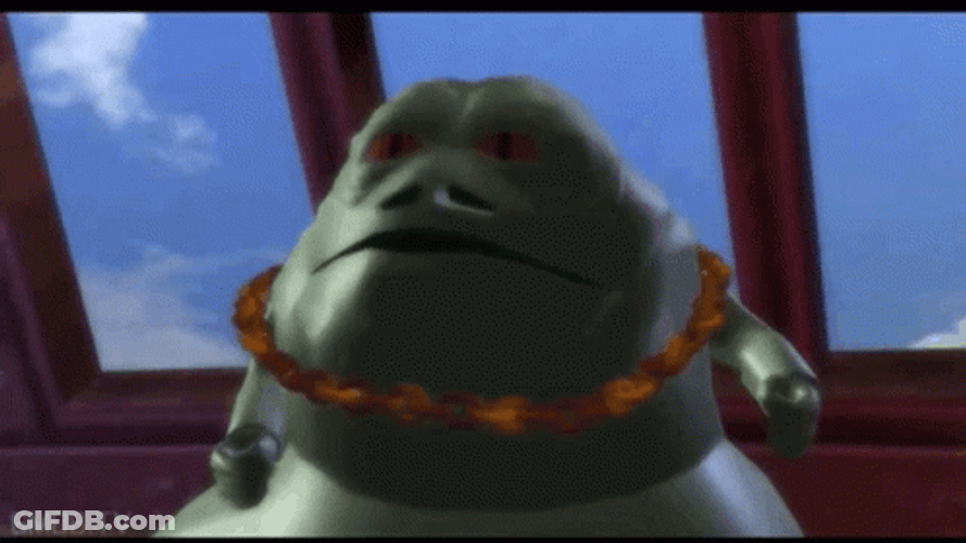 Jabba The Hut Animated Getting Caught GIF