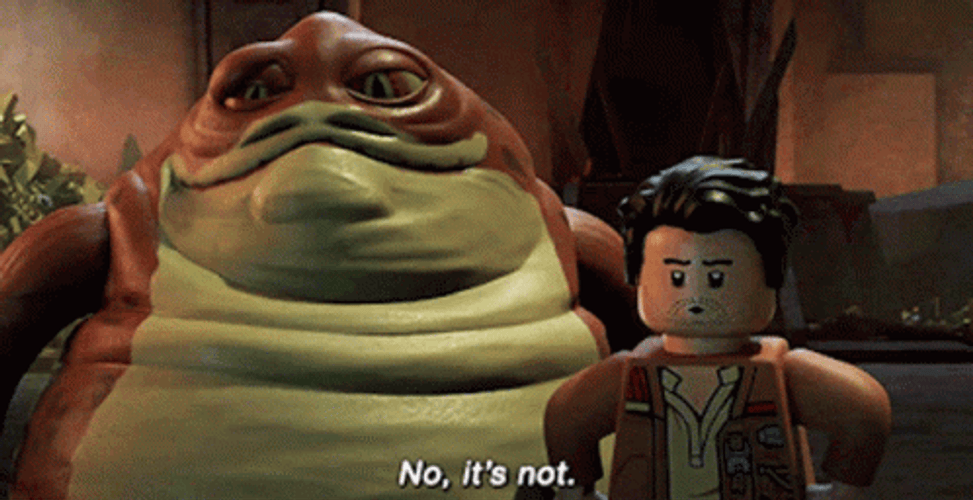 Jabba The Hut In Lego Animation GIF