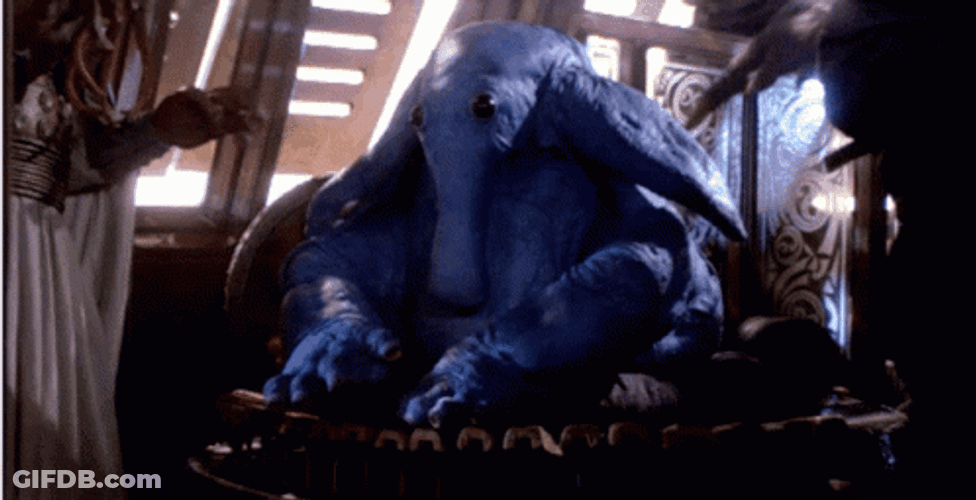 Jabba The Hut Purple Elephant GIF