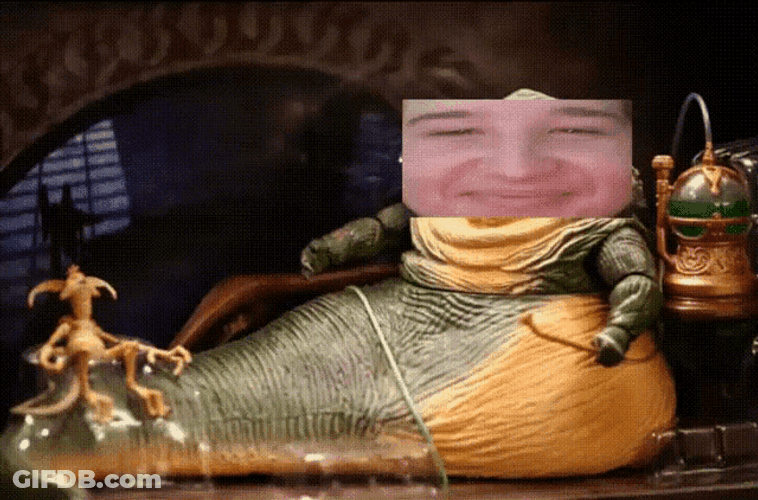 Jabba The Hutt Bayside Man Meme GIF