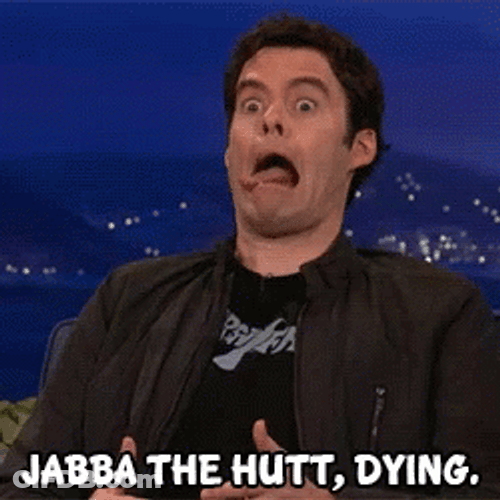 Jabba The Hutt Dying Facial Expression GIF
