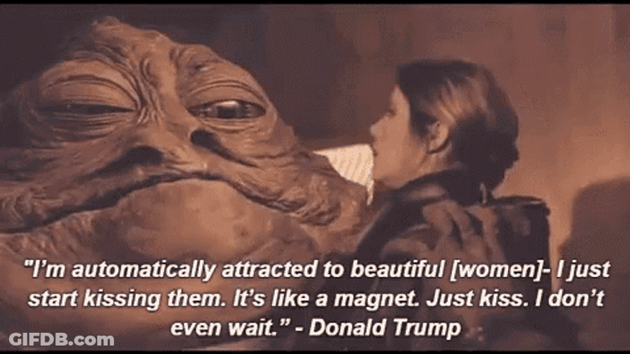 Jabba The Hutt I'm Automatically Attracted To Beautiful GIF