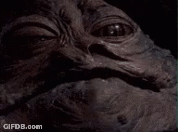 Jabba The Hutt Moving Its Mouth GIF