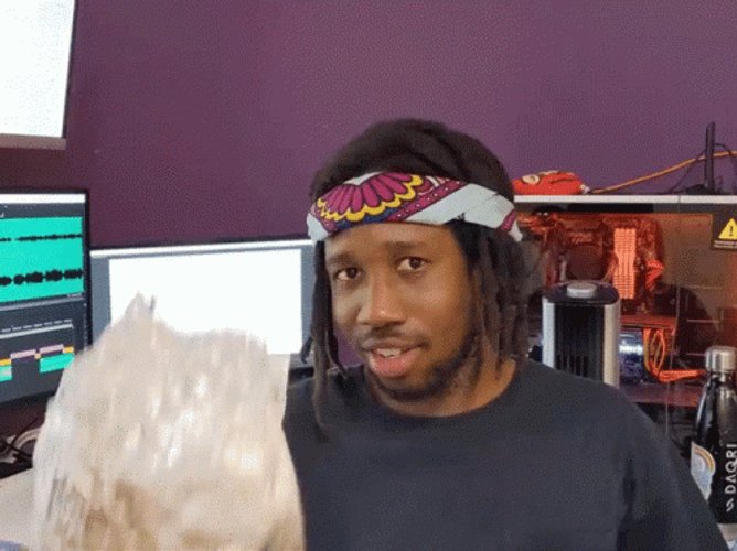 Jabrils Putting On Tin Foil Hat GIF