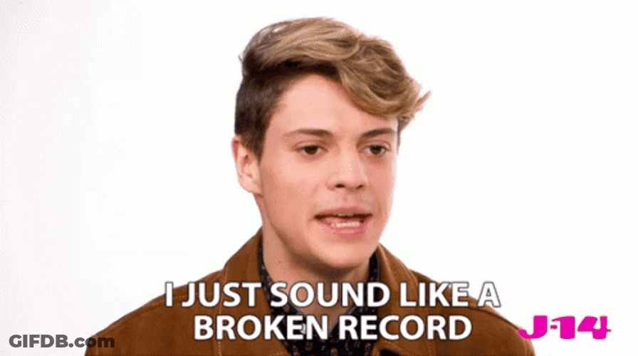Jace Norman I Sound Like A Broken Record GIF