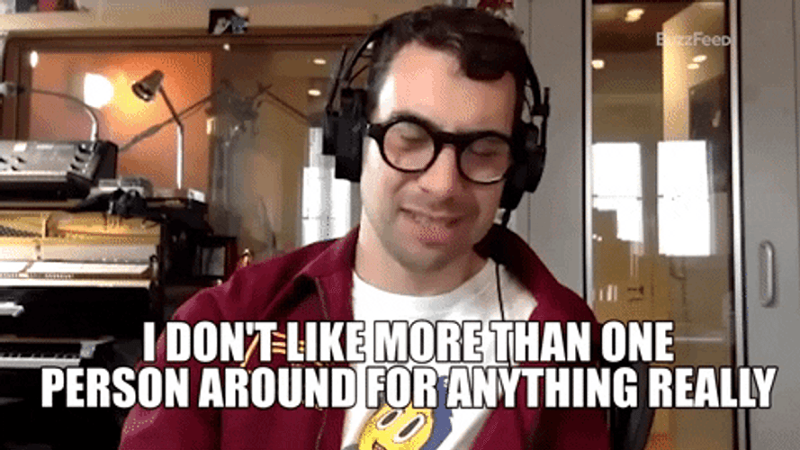 Jack Antonoff Don't Like More Than One Person GIF