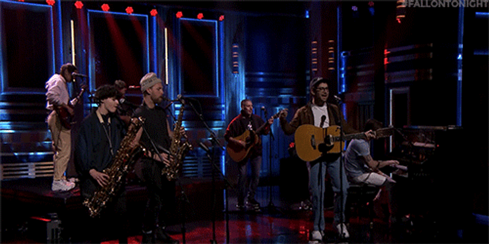 Jack Antonoff Live Singing GIF