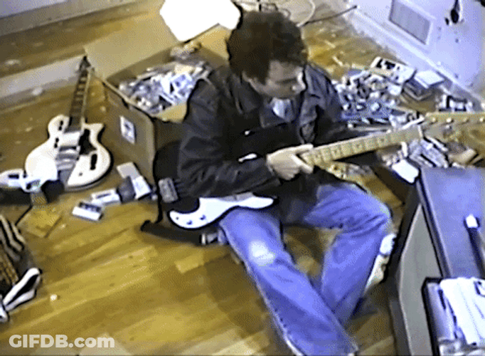 Jack Antonoff Music Video Playing Guitar GIF