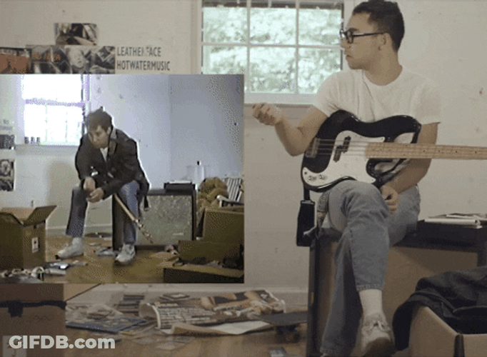 Jack Antonoff Snapping Hands GIF