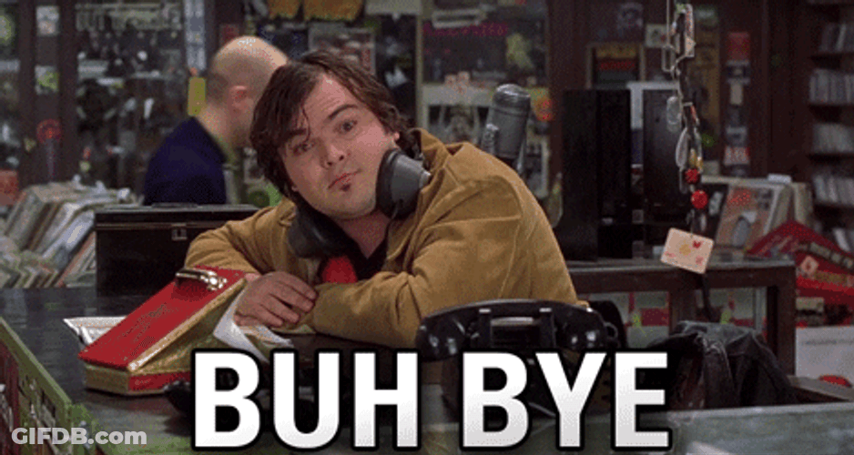 Jack Black Bye Bye GIF