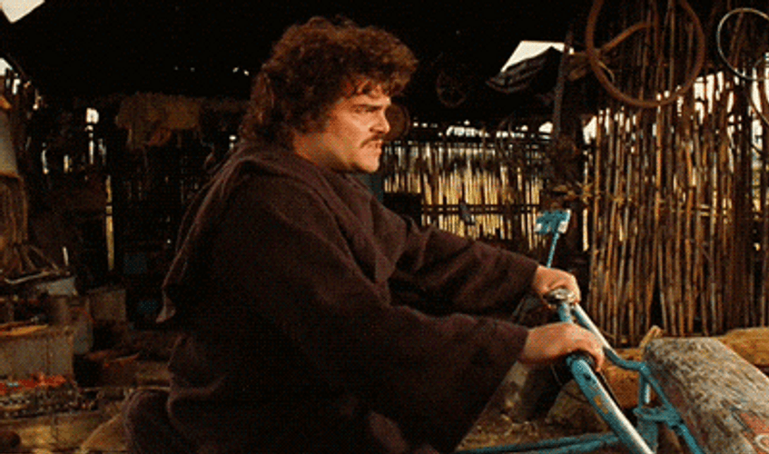 Jack Black On Motorcycle See Ya GIF
