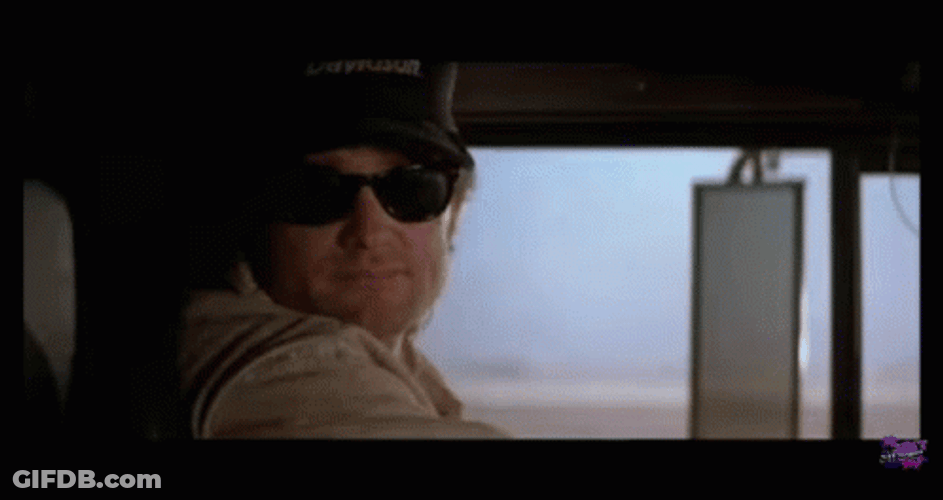 Jack Burton Driving Big Trouble In Little China GIF