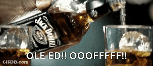 Jack Daniel's Poured Into Glass GIF