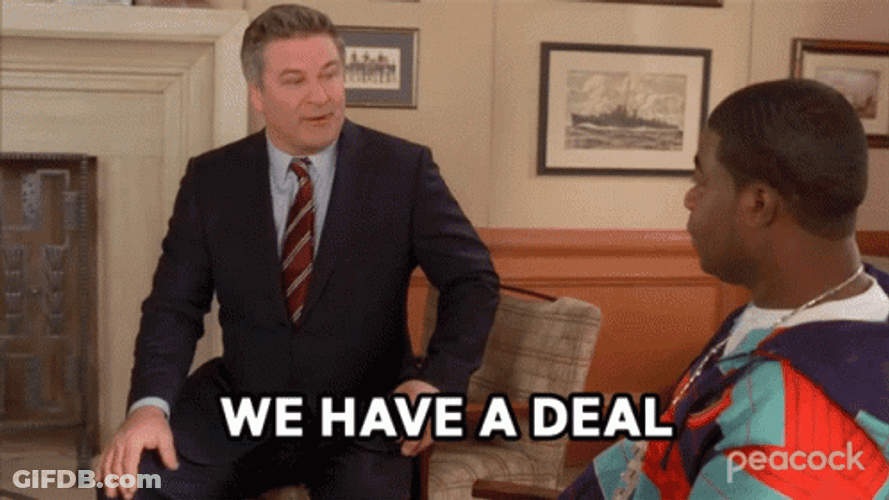 Jack Donaghy We Have A Deal GIF