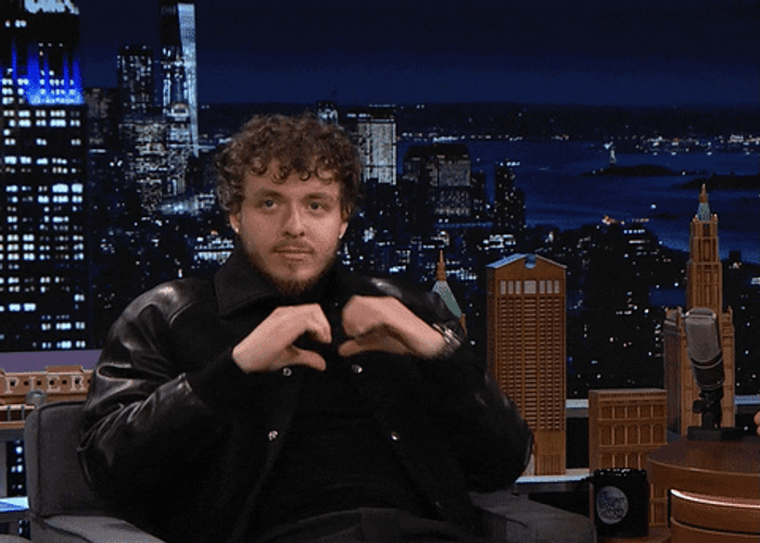 Jack Farlow Raised His Heart Hands GIF