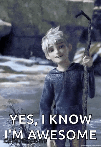 Jack Frost Saying Yes I Know I'm Awesome GIF