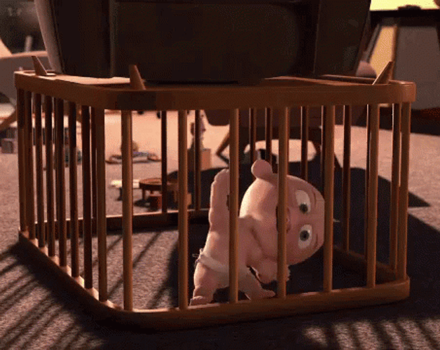 Jack Jack Escaping The Crib GIF
