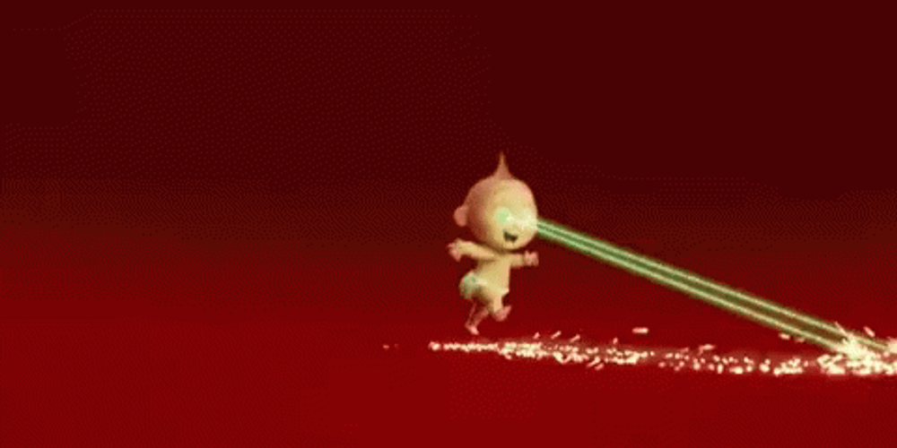 Jack Jack Playing Eye Laser GIF