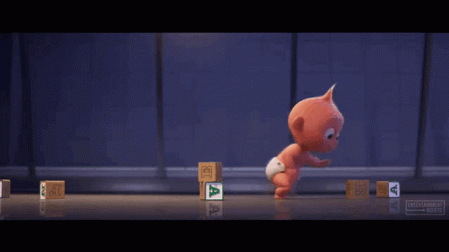 Jack Jack Stacking Alphabet Blocks GIF