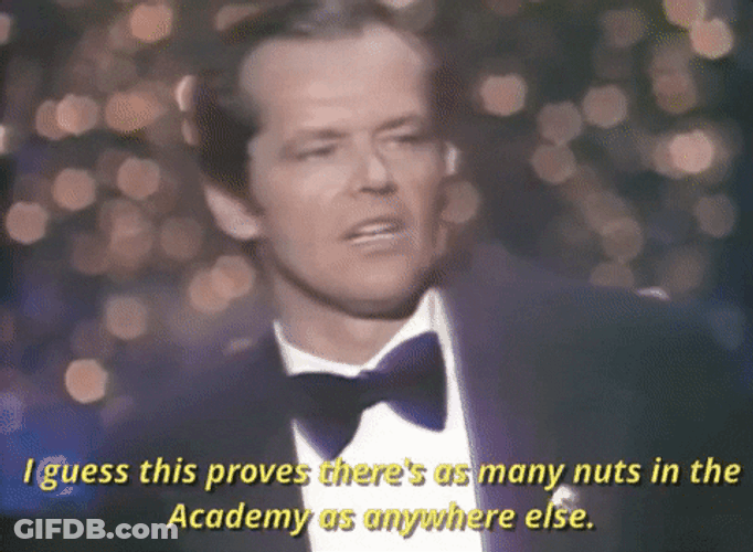 Jack Nicholson Acceptance Speech GIF