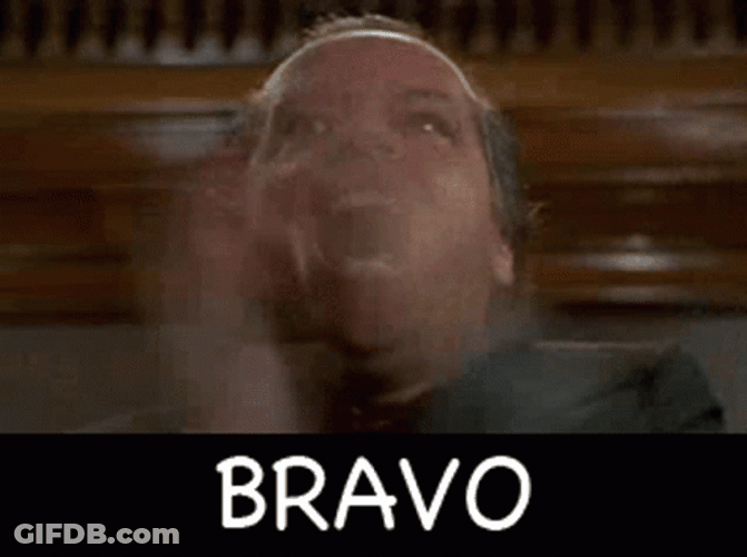 Jack Nicholson Bravo Clap GIF