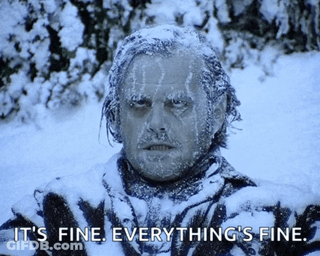Jack Nicholson Humor Its Fine Everythings Fine GIF