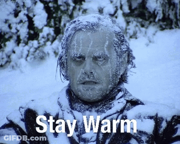 Jack Nicholson Needs To Stay Warm GIF