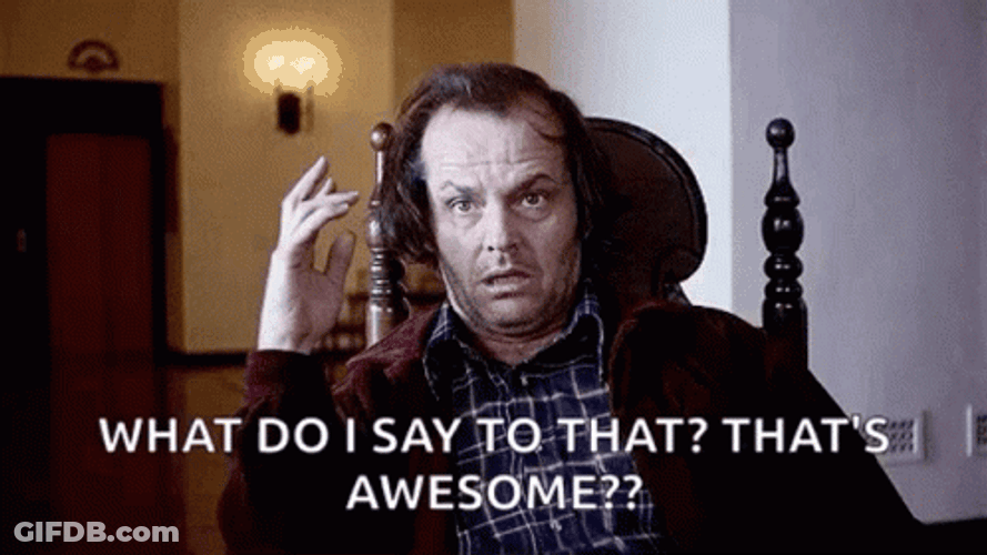Jack Nicholson Nodding Baffled The Shining GIF