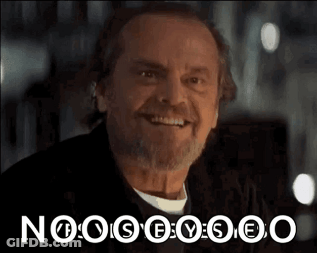 Jack Nicholson Nodding Sinister No GIF