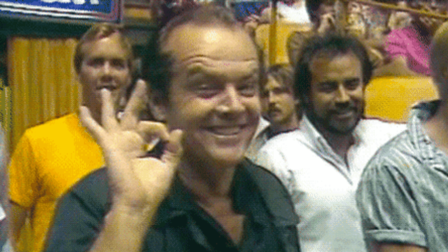 Jack Nicholson Ok Sign GIF