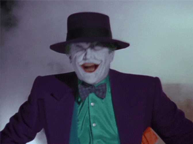 Jack Nicholson The Joker LOL GIF