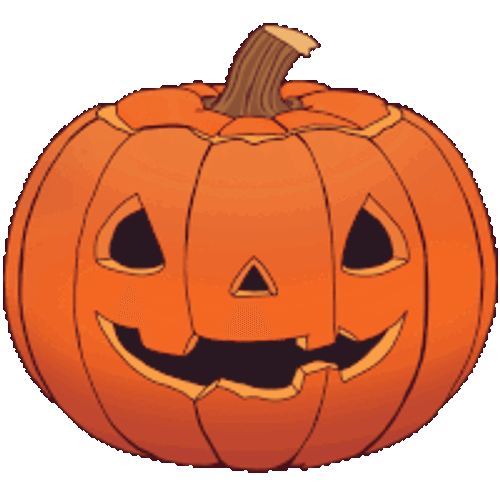 Jack-O-Lantern Lit Sticker GIF