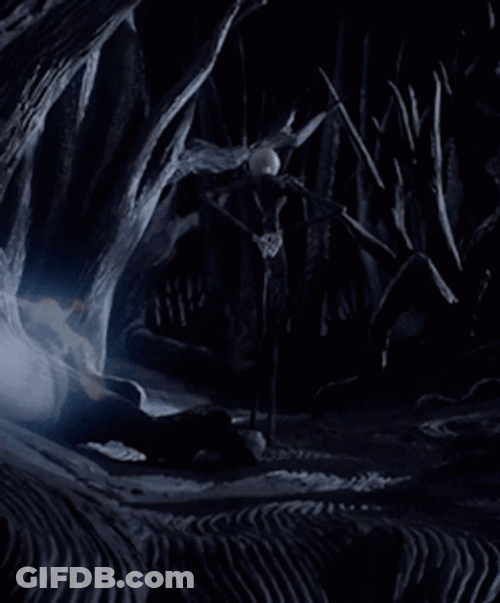 Jack Skellington Dark Scary Place GIF