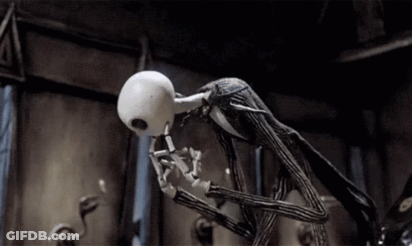 Jack Skellington Halloween Scare GIF