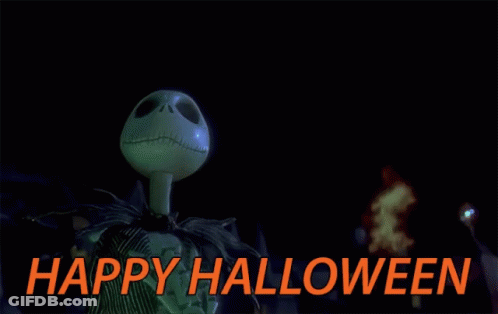 Jack Skellington Happy Halloween GIF