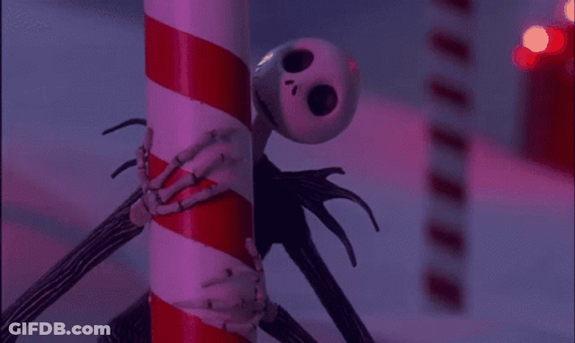 Jack Skellington Looking Evil Stare GIF