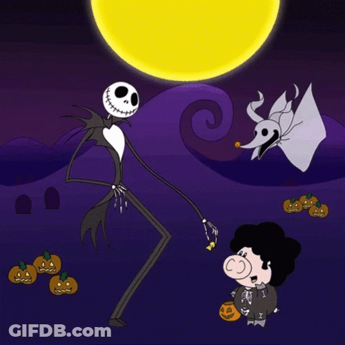 Jack Skellington Made Pumpkin Dance GIF