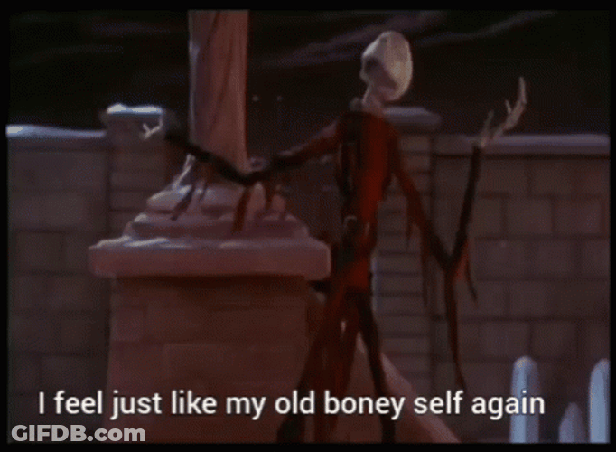 Jack Skellington Sentimental Old Self GIF