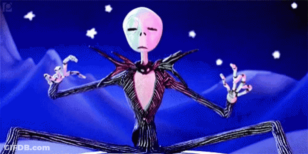 Jack Skellington Spooky Smile GIF