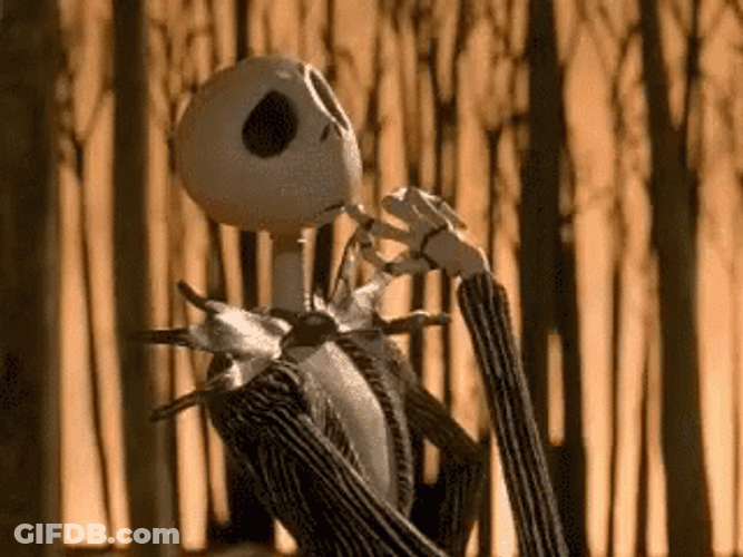 Jack Skellington Thinking Idea GIF