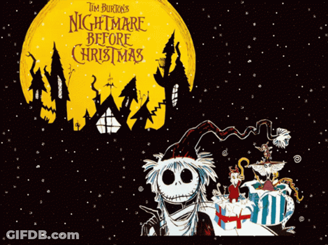Jack Skellington Tim Burtons Nightmare Before Christmas GIF