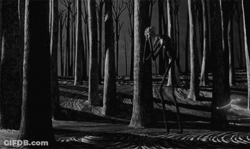 Jack Skellington Walking Lost Night GIF