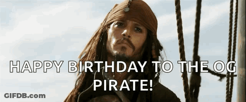 Jack Sparrow Happy Birthday To The OG Pirate GIF