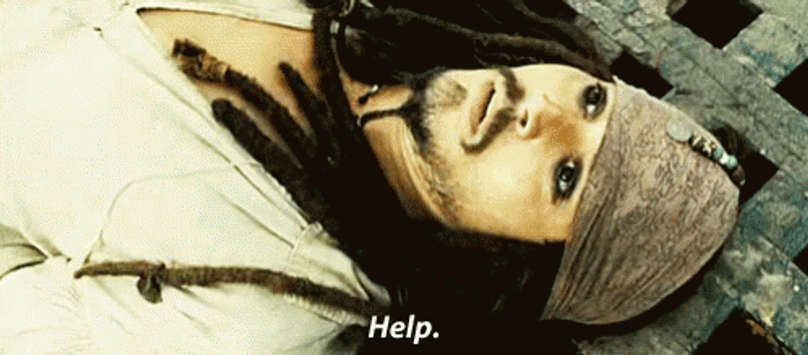 Jack Sparrow Help Me GIF