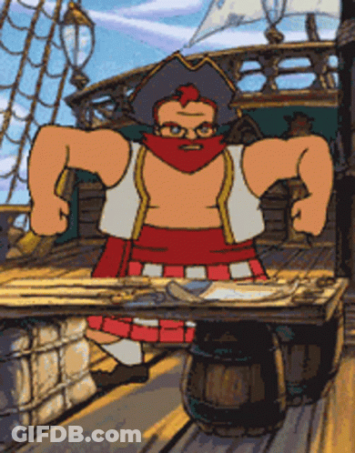 Jack Sparrow Holding Finger To Mouth Looking At Camera GIF