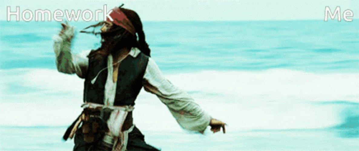 Jack Sparrow Homework Meme GIF