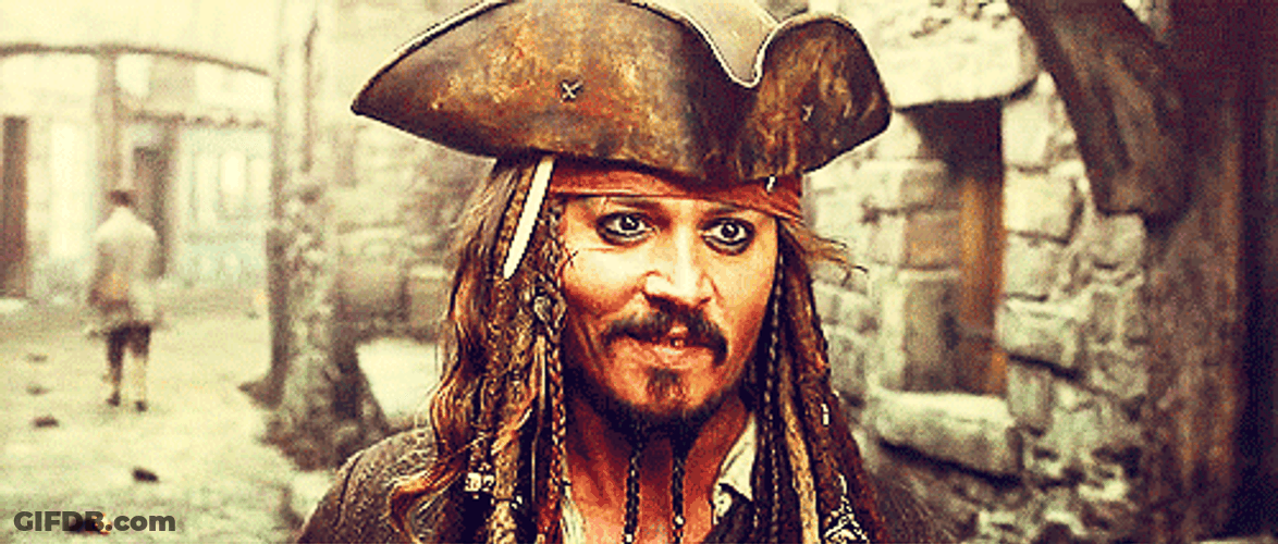 Jack Sparrow Pirate Of The Caribbean Smile GIF