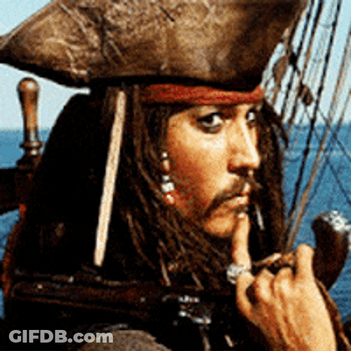 Jack Sparrow Pirate Of The Caribbean Smirk GIF
